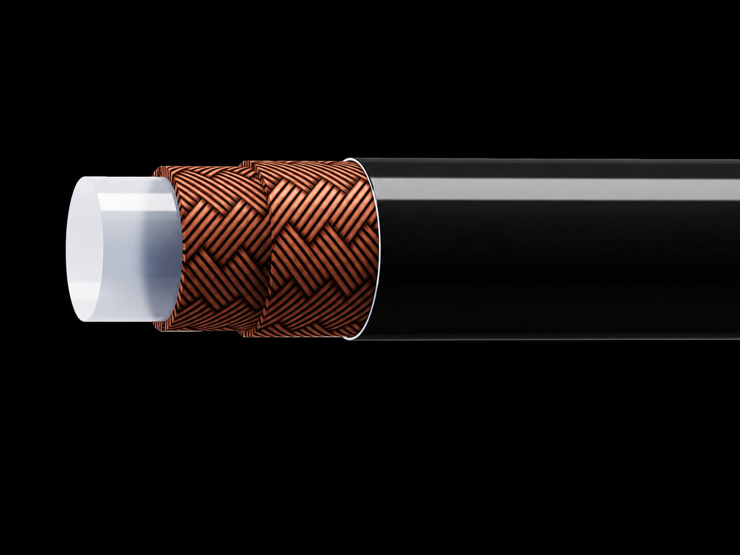SAE 100R8 Aramid Fiber Braid High Pressure Thermoplastic Hose